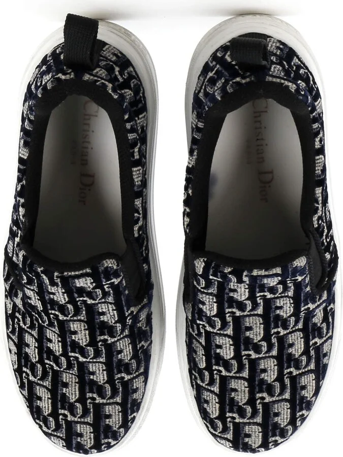 Christian Dior Women's Solar Slip-On Sneakers Oblique Velvet - Image 2