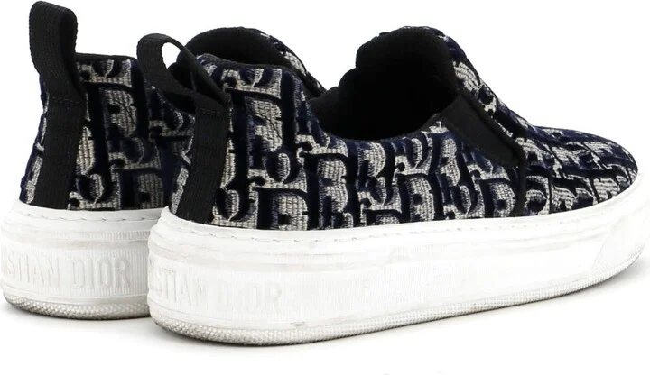 Christian Dior Women's Solar Slip-On Sneakers Oblique Velvet - Image 3