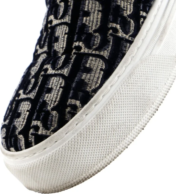 Christian Dior Women's Solar Slip-On Sneakers Oblique Velvet - Image 6