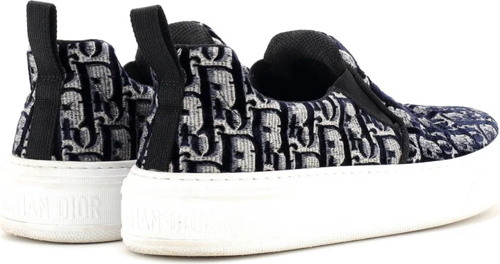Christian Dior Women's Solar Slip-On Sneakers Oblique Velvet - Image 3