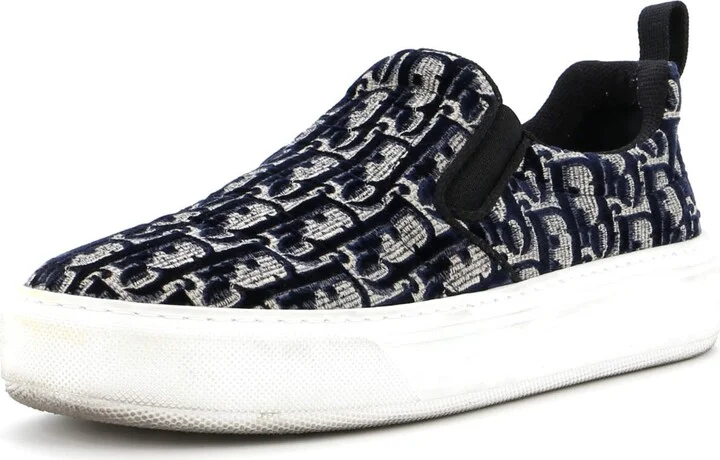 Christian Dior Women's Solar Slip-On Sneakers Oblique Velvet