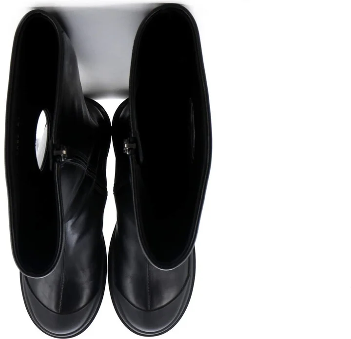 Christian Dior Women's Symbol Knee High Boots Leather - Image 2
