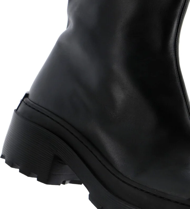 Christian Dior Women's Symbol Knee High Boots Leather - Image 5