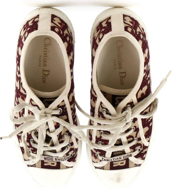 Christian Dior Women's Walk'N'Dior Sneakers Oblique Canvas - Image 2