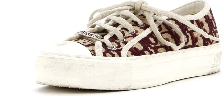 Christian Dior Women's Walk'N'Dior Sneakers Oblique Canvas