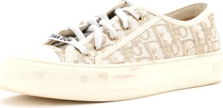 Christian Dior Women's Walk'N'Dior Sneakers Oblique Canvas