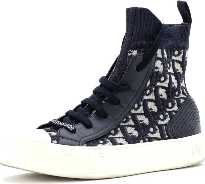 Christian Dior Women's Walk'N'Dior Sneakers Oblique Technical Fabric