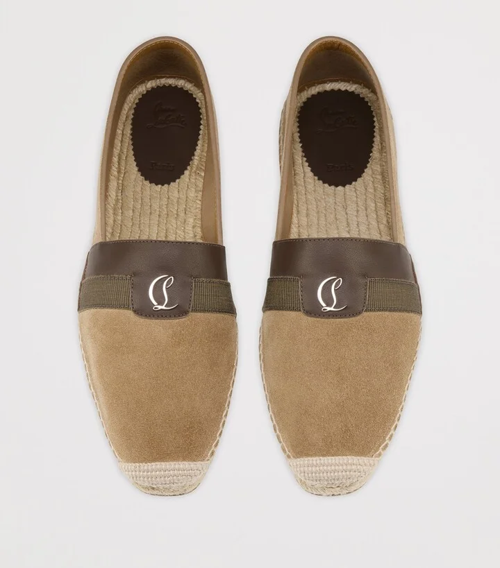 Christian Louboutin Alfarica Nubuck Leather Espadrilles - Image 3