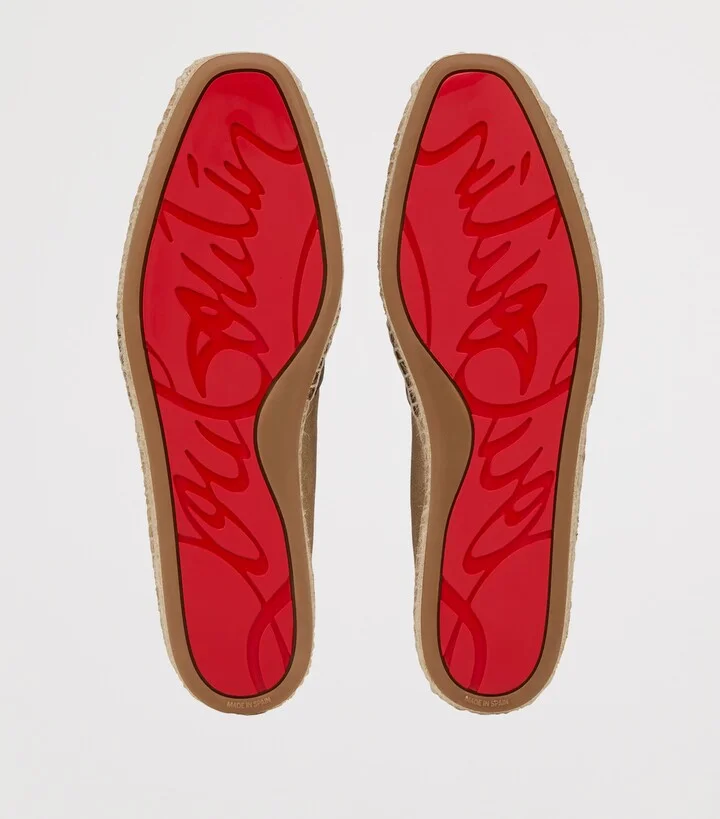 Christian Louboutin Alfarica Nubuck Leather Espadrilles - Image 4