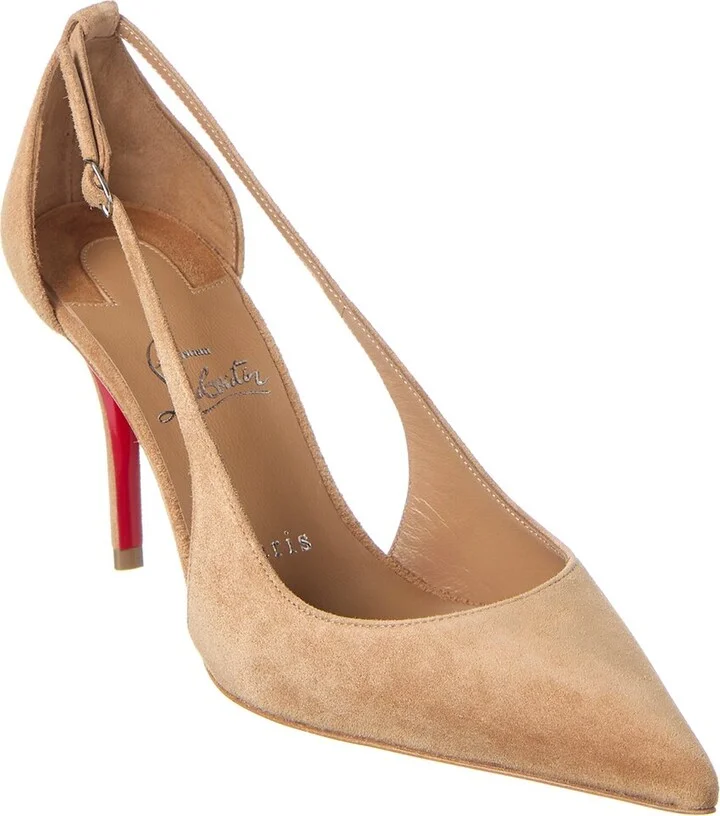 Christian Louboutin Apostrophoric 80 Suede Pump