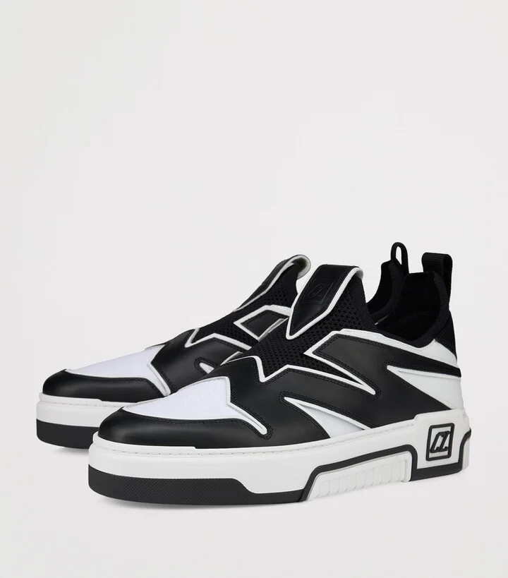 Christian Louboutin Astroflash Leather Sneakers - Image 2