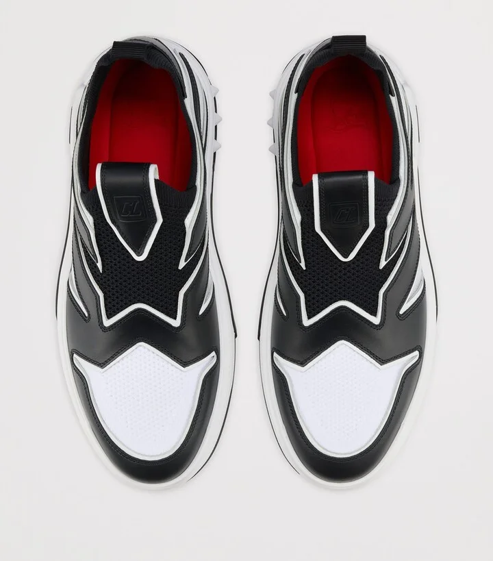 Christian Louboutin Astroflash Leather Sneakers - Image 3
