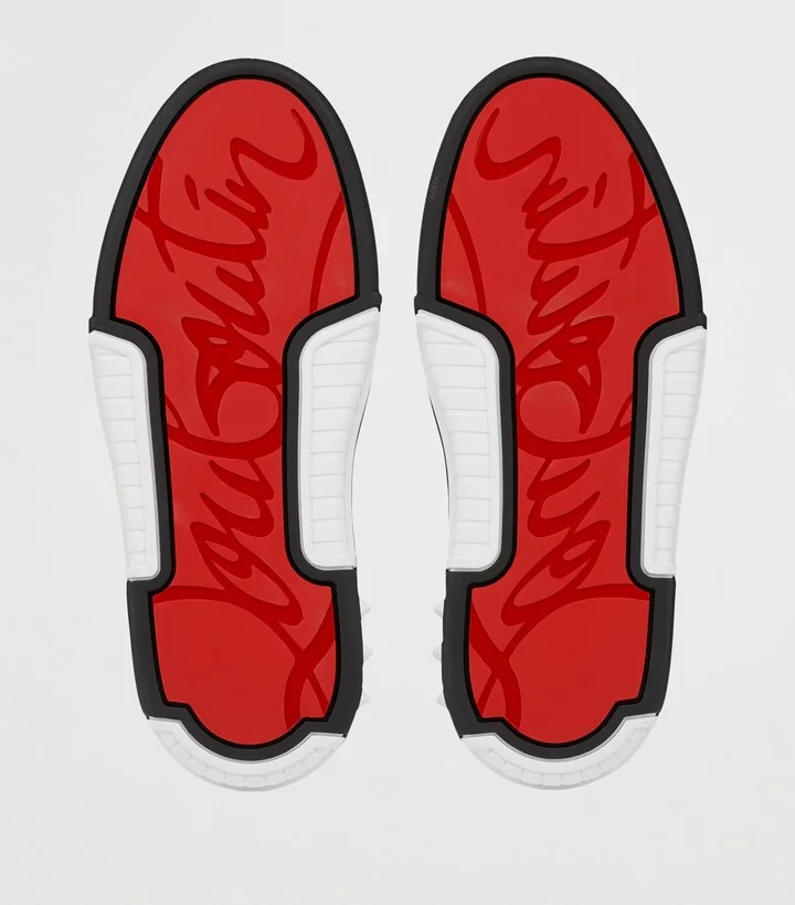 Christian Louboutin Astroflash Leather Sneakers - Image 4