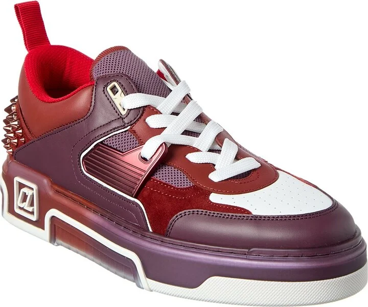 Christian Louboutin Astroloubi Leather & Mesh Sneaker