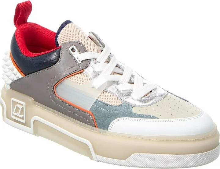 Christian Louboutin Astroloubi Leather & Mesh Sneaker