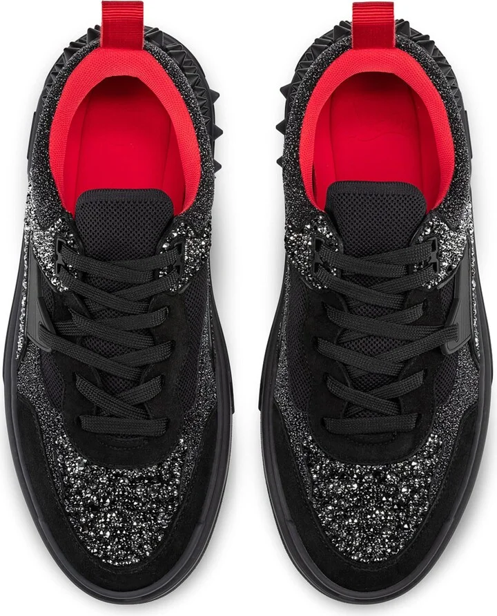 Christian Louboutin Astroloubi Strass Sneakers - Image 5
