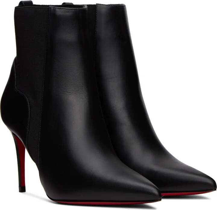 Christian Louboutin Black Chick Chelsea Boots - Image 4