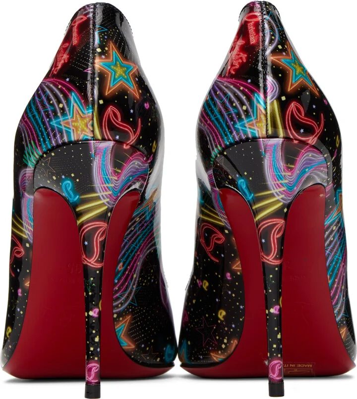 Christian Louboutin Black Hot Chick Heels - Image 2