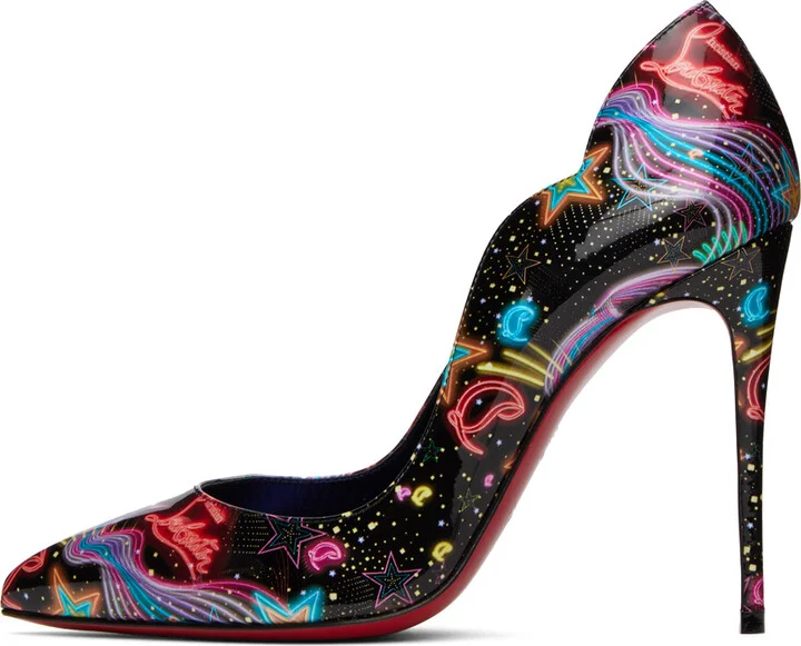 Christian Louboutin Black Hot Chick Heels - Image 3