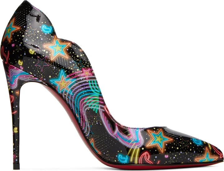 Christian Louboutin Black Hot Chick Heels