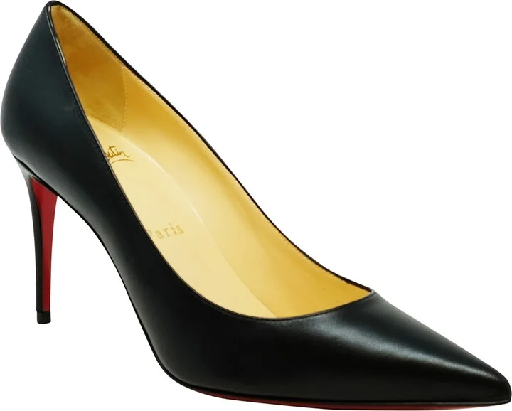 Christian Louboutin Black Kate 85 Nappa Shiny Pumps - Image 2