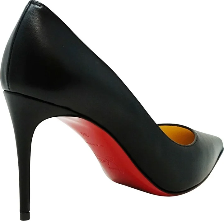 Christian Louboutin Black Kate 85 Nappa Shiny Pumps - Image 3