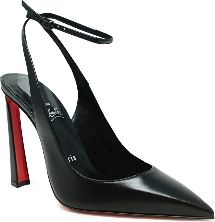 Christian Louboutin Black Kid/lining Condora Strap 100 - Image 2