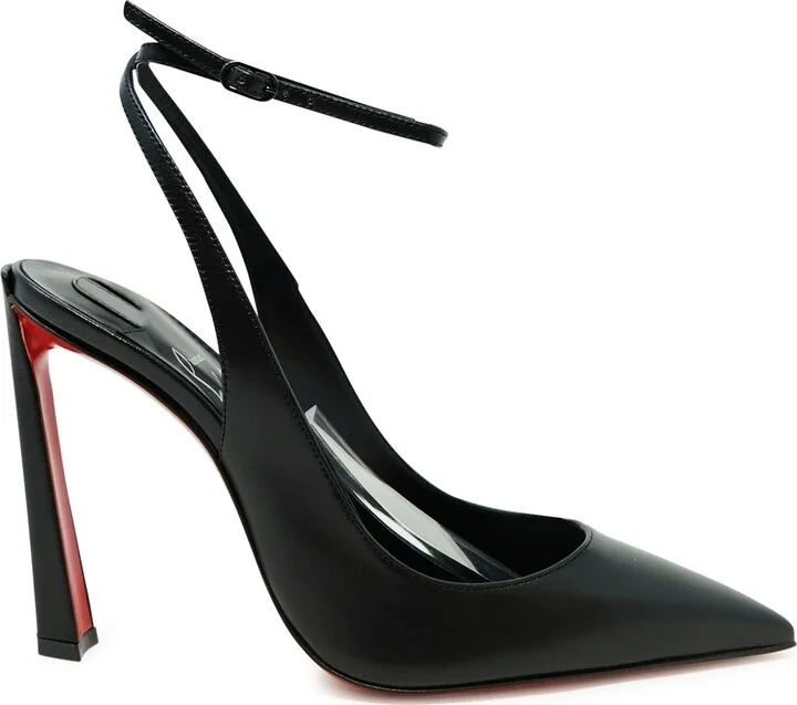 Christian Louboutin Black Kid/lining Condora Strap 100