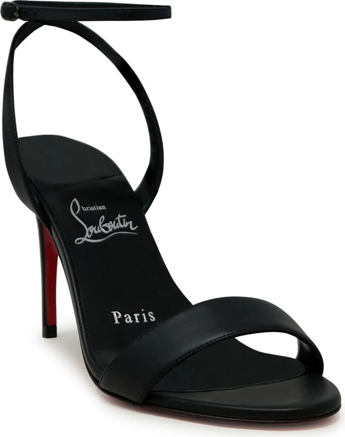 Christian Louboutin Black Nappa/lining Loubigirl 85 Sandals - Image 2