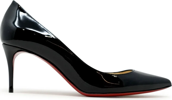 Christian Louboutin Black Patent Kate 70 Pumps