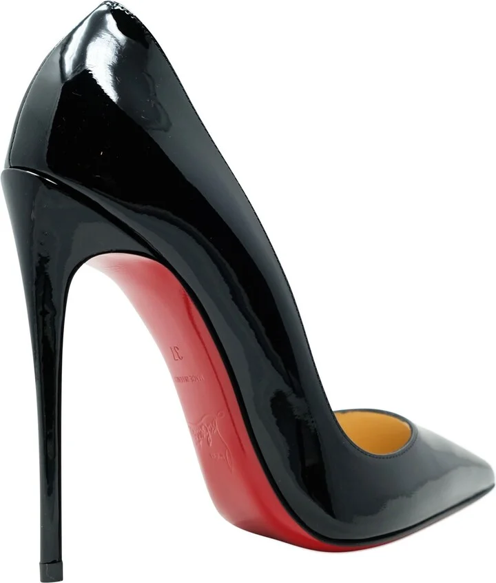 Christian Louboutin Black Patent So Kate 120 Pumps - Image 2