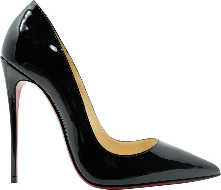 Christian Louboutin Black Patent So Kate 120 Pumps