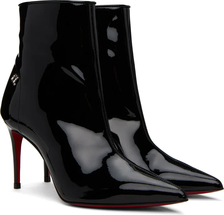 Christian Louboutin Black Sporty Kate 85 Boots - Image 4