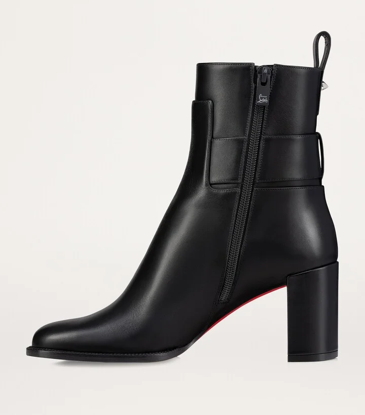 Christian Louboutin Booty Lock Calfskin Boots 70 - Image 6
