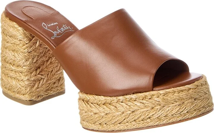 Christian Louboutin Calakala 85 Leather Mule