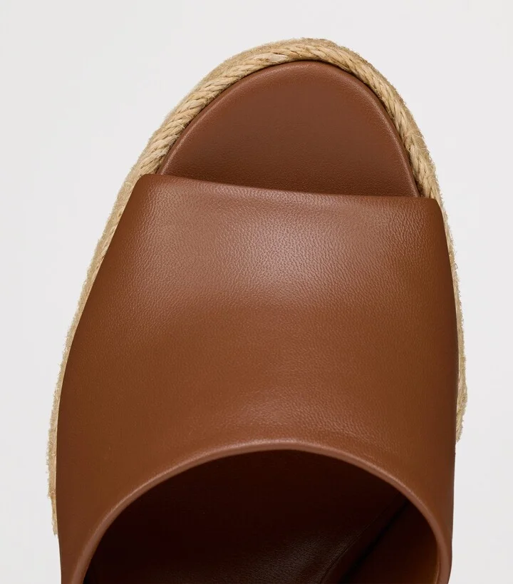 Christian Louboutin Calakala Leather Heeled Mules 85 - Image 3