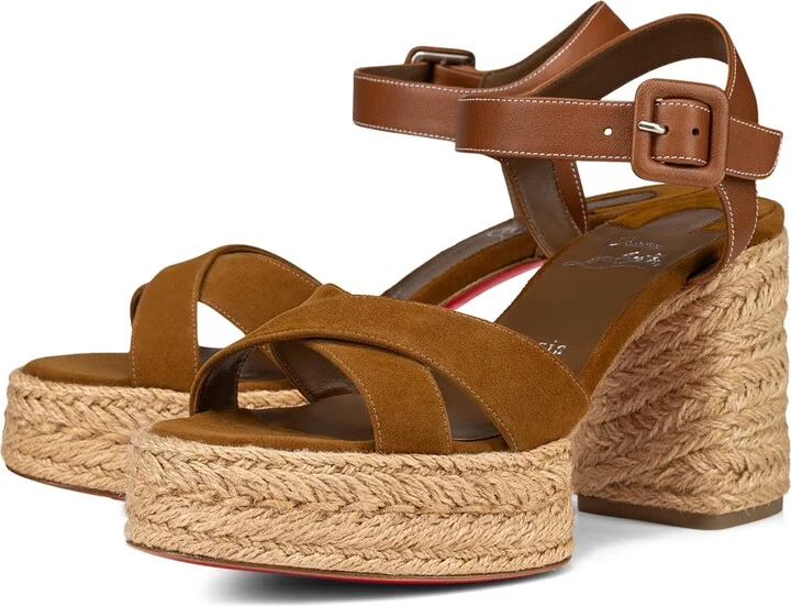 Christian Louboutin Calakala Suede Espadrille Sandals 70 - Image 3
