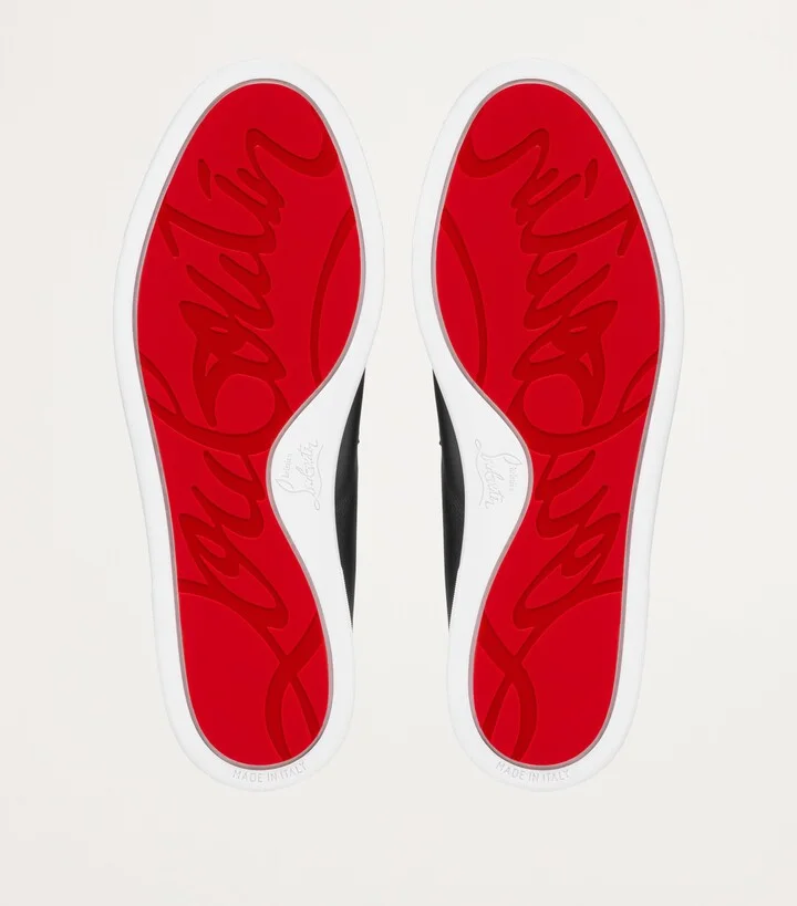Christian Louboutin Chambeliboat Leather Boat Shoes - Image 6