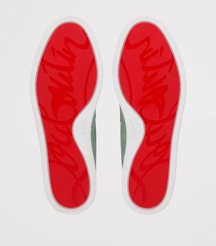 Christian Louboutin Chambeliboat Leather Boat Shoes - Image 4