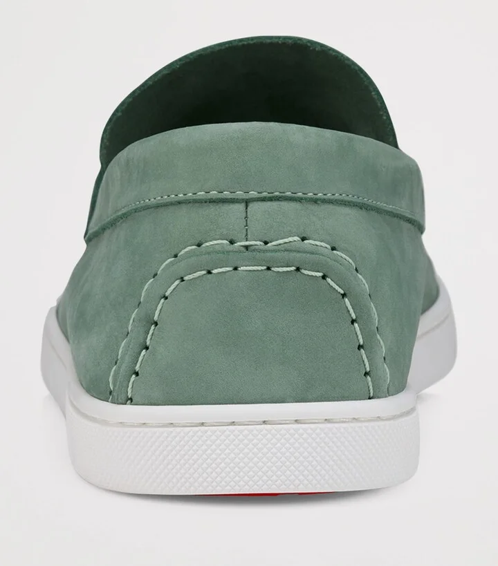 Christian Louboutin Chambeliboat Leather Boat Shoes - Image 6