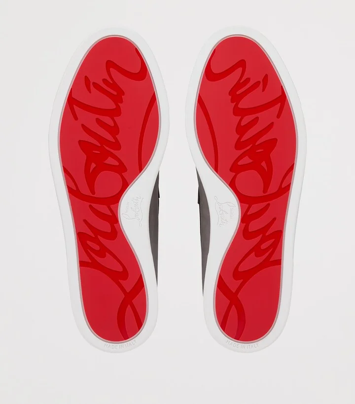 Christian Louboutin Chambeliboat Leather Boat Shoes - Image 5