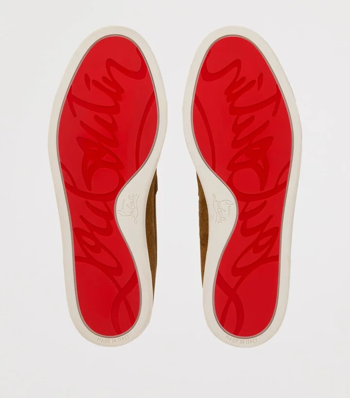 Christian Louboutin Chambeliboat Leather Boat Shoes - Image 4