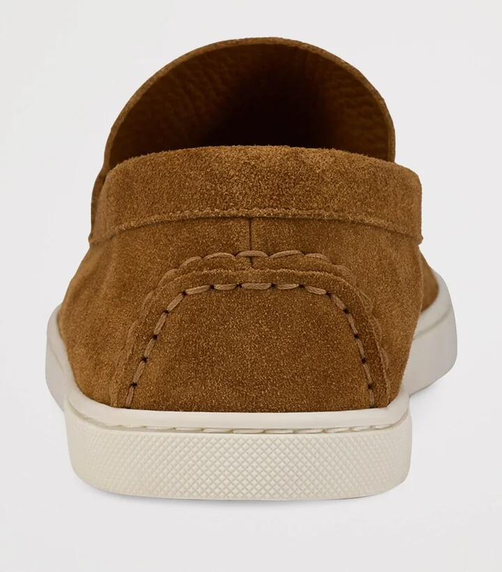 Christian Louboutin Chambeliboat Leather Boat Shoes - Image 5