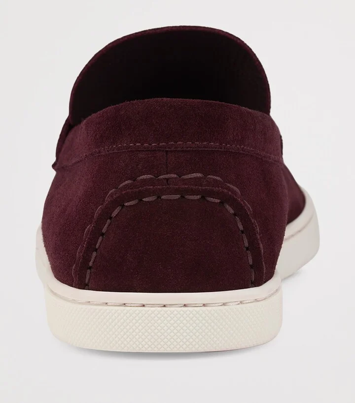 Christian Louboutin Chambeliboat Leather Boat Shoes - Image 5