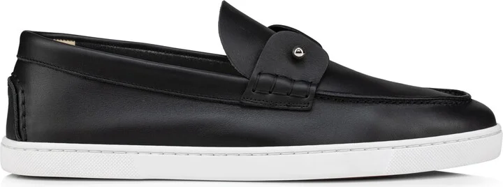Christian Louboutin Chambeliboat Leather Boat Shoes