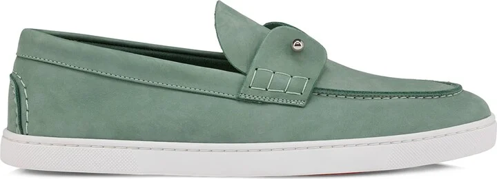 Christian Louboutin Chambeliboat Leather Boat Shoes