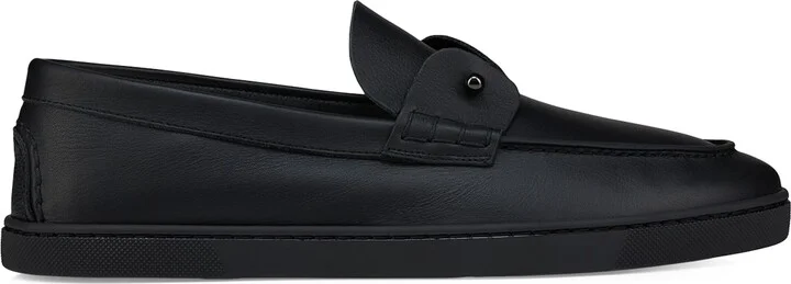 Christian Louboutin Chambeliboat Leather Boat Shoes