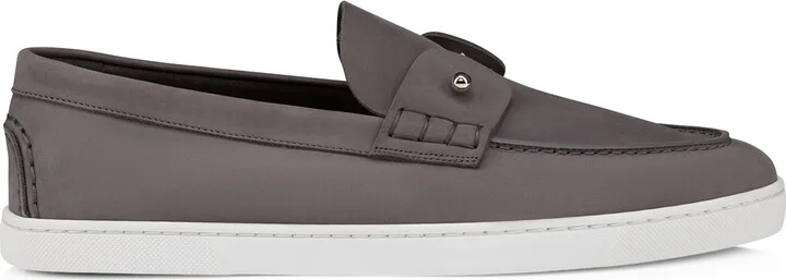 Christian Louboutin Chambeliboat Leather Boat Shoes