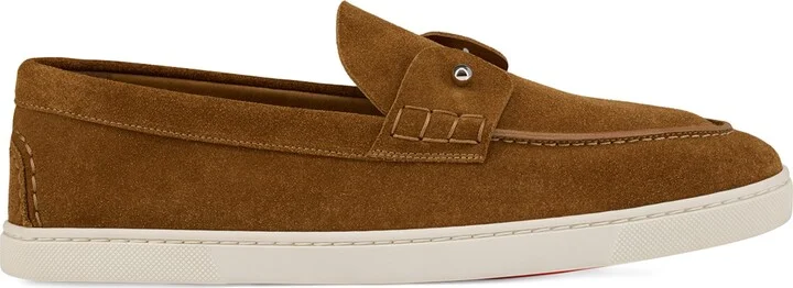 Christian Louboutin Chambeliboat Leather Boat Shoes