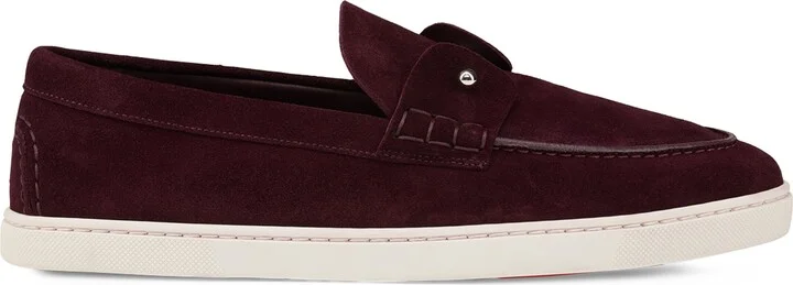 Christian Louboutin Chambeliboat Leather Boat Shoes